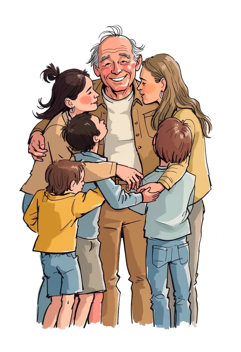 Illustrated storybook preview